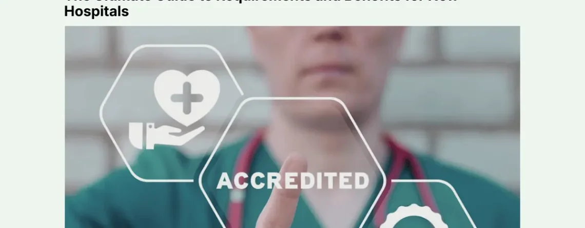 A medical professional selecting an accreditation icon on a transparent interface.